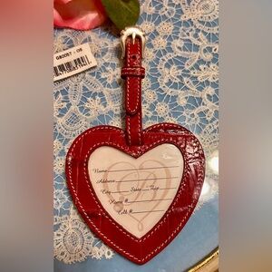 Vintage Brighton Leather Luggage Tag.